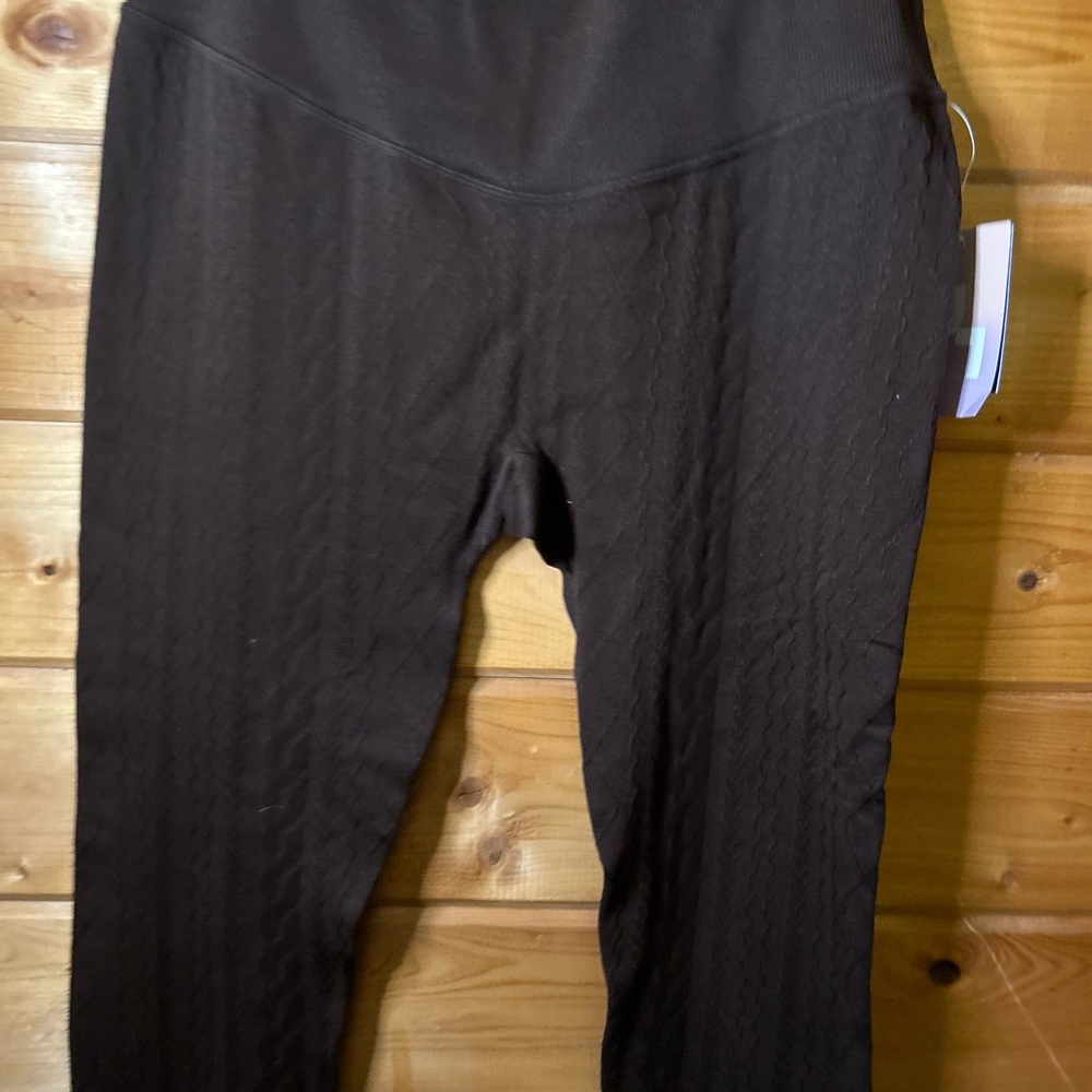 JoyLab Chocolate Textured Leggings